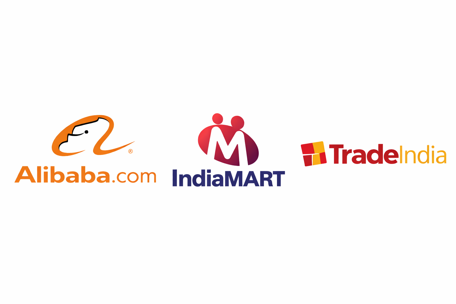 Alibaba, IndiaMART ,TradeIndia 