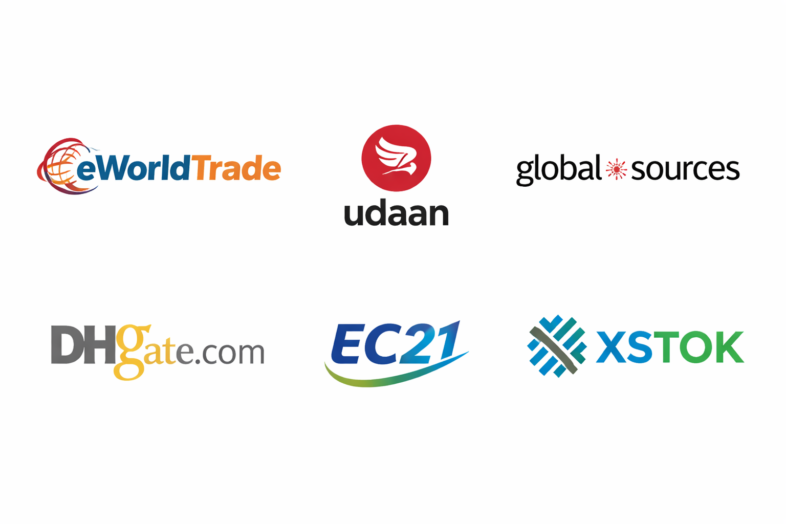 eWorldTrade , Udaan,Global Sources,DHgate,EC21, XSTOK