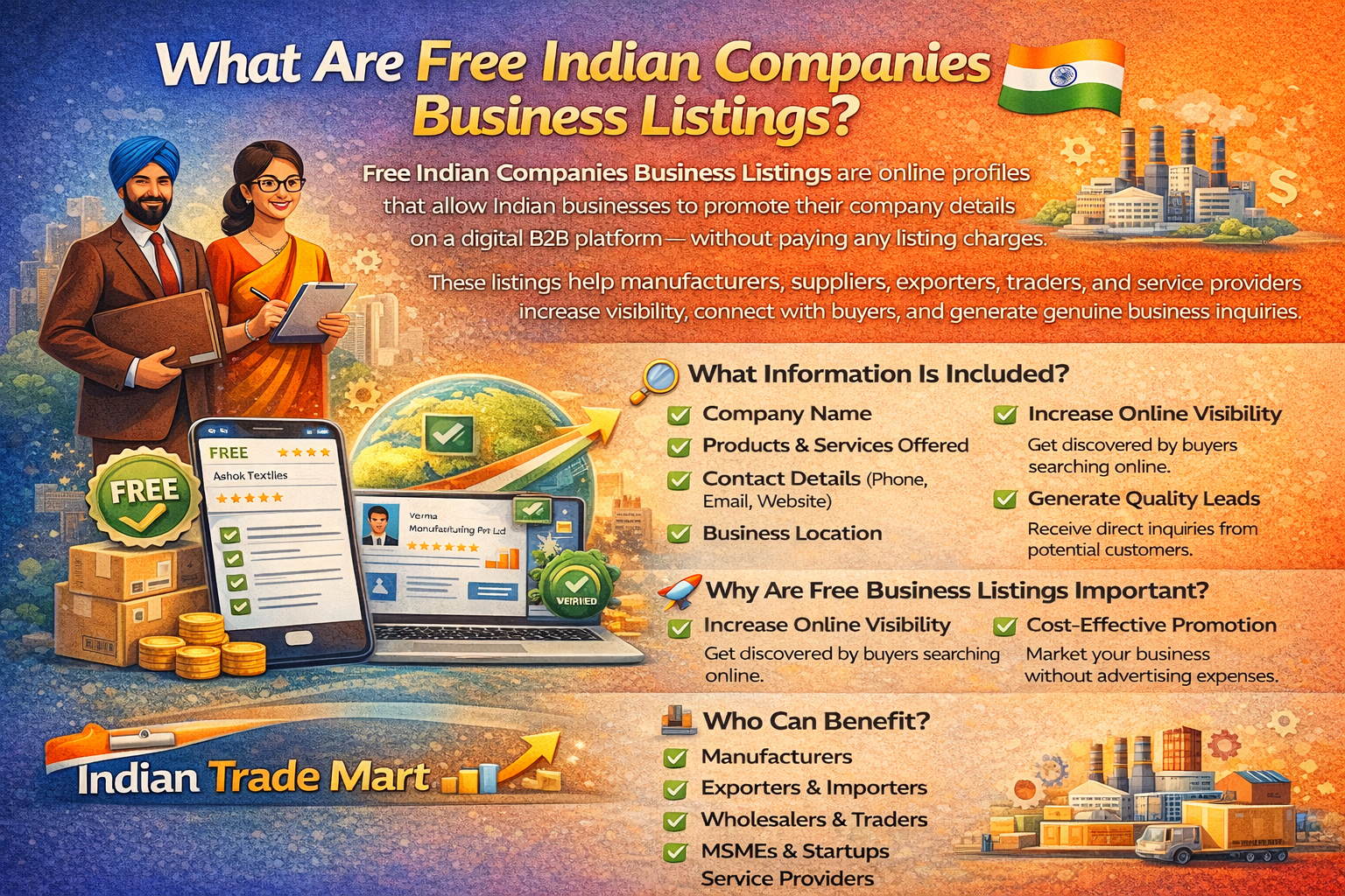 "What Are Free Indian Companies Business Listings? "