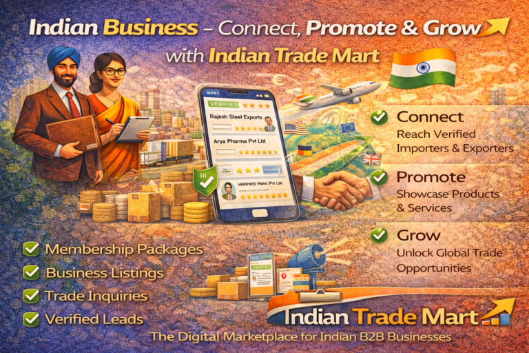 Indian Business – Connect, Promote & Grow with Indian Trade Mart