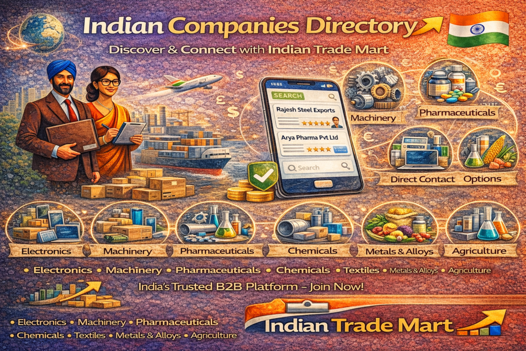 Indian Companies Directory – Discover & Connect with Indian Trade Mart