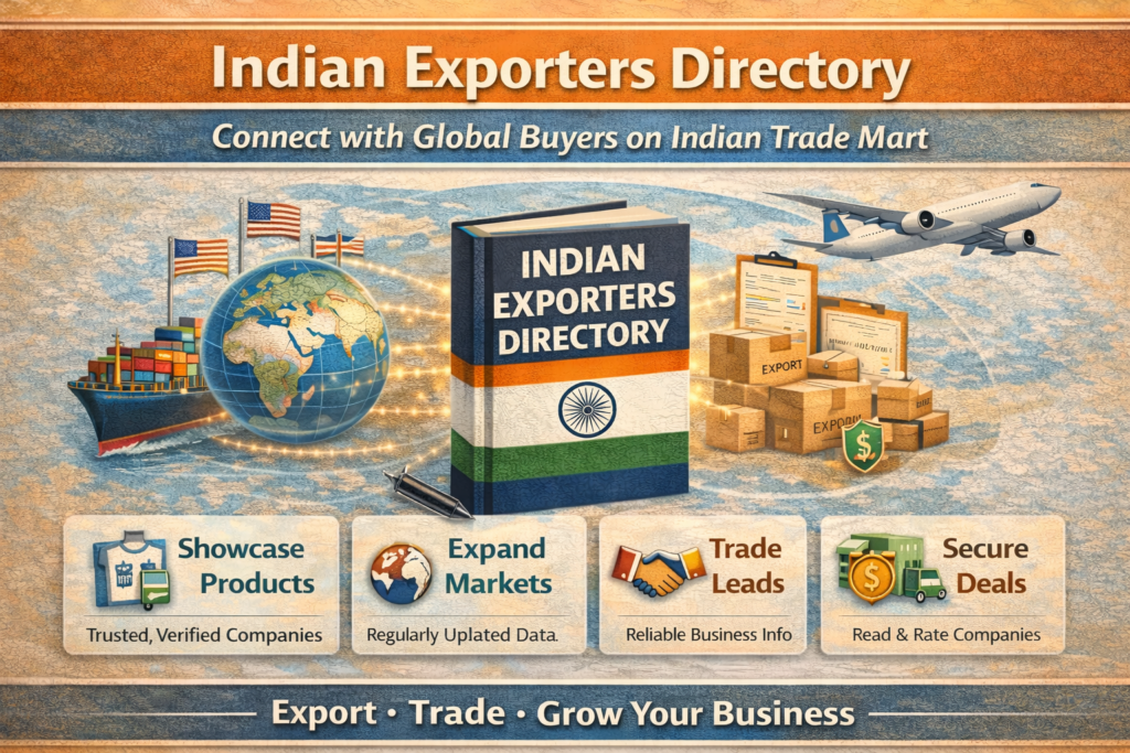 Indian Exporters Directory – Connect with Global Buyers on Indian Trade Mart