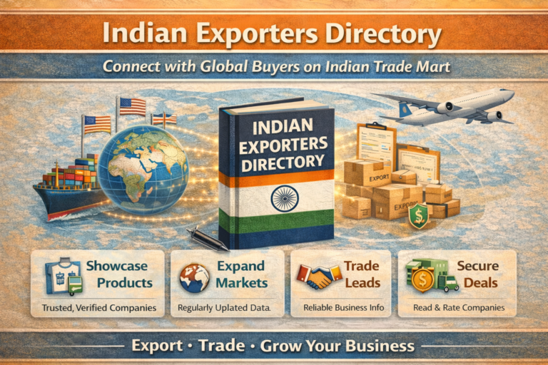Indian Exporters Directory – Connect with Global Buyers on Indian Trade Mart