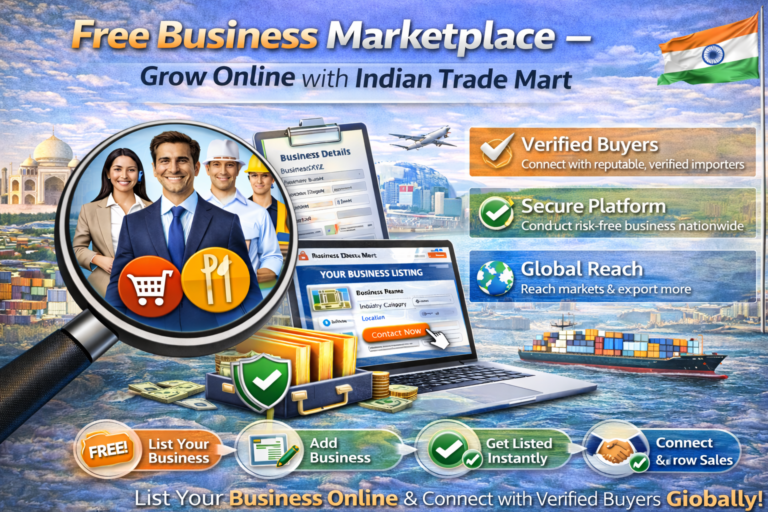 Free Business Marketplace – Grow Online with Indian Trade Mart