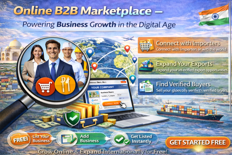 Online B2B Marketplace — Powering Business Growth in the Digital Age