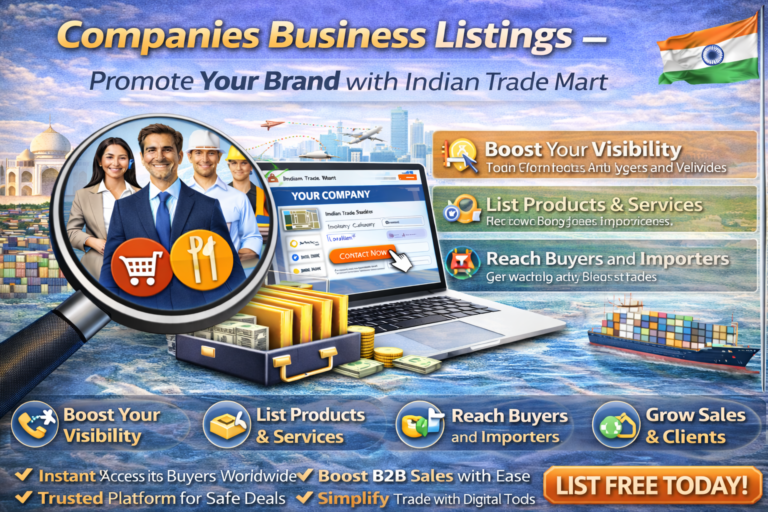 Companies Business Listings – Promote Your Brand with Indian Trade Mart