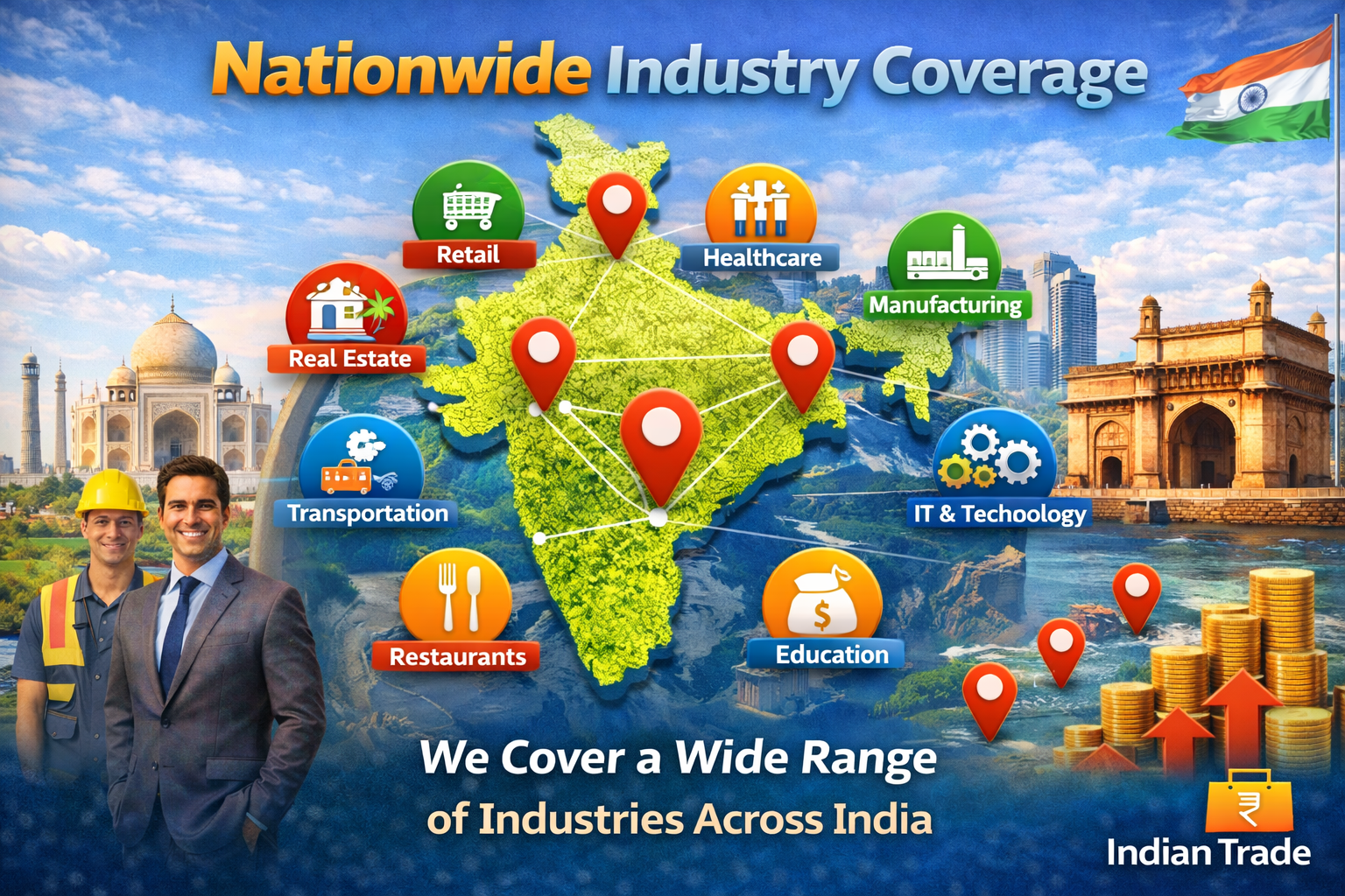 Nationwide Industry Coverage