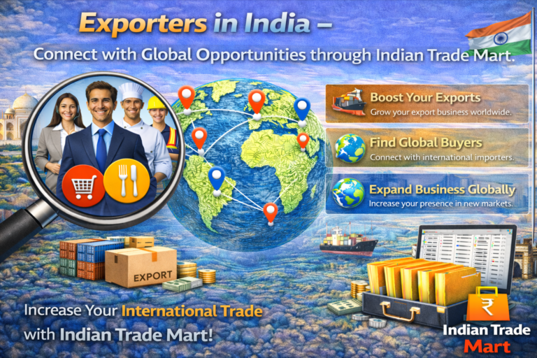 Exporters in India – Connect with Global Opportunities through Indian Trade Mart