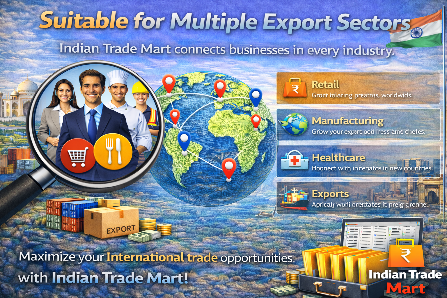 Suitable for Multiple Export Sectors  