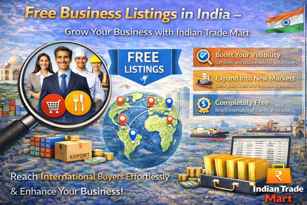 Free Business Listings in India – Grow Your Business with Indian Trade Mart