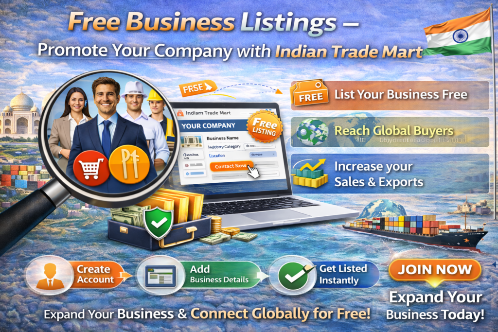 Free Business Listings – Promote Your Company with Indian Trade Mart