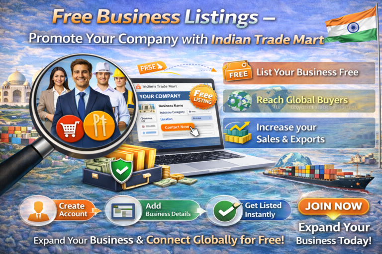 Free Business Listings – Promote Your Company with Indian Trade Mart